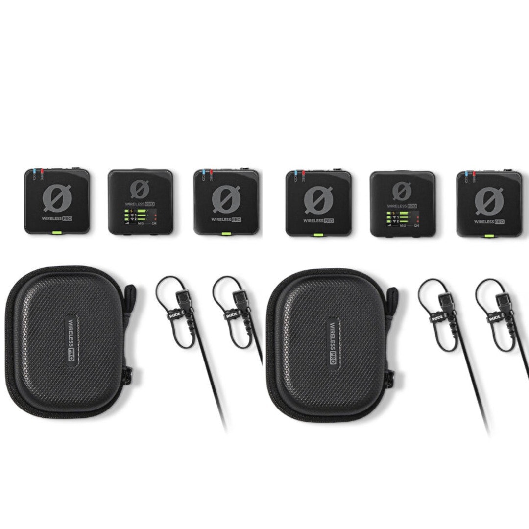 Røde wirelss pro dobbelt kit - 4 miker