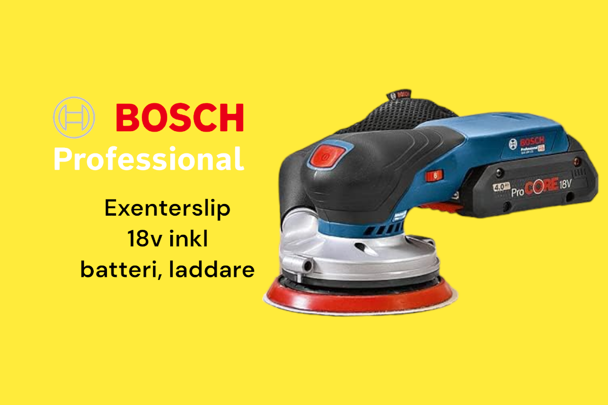 Batteridriven proffs excenterslip bosch