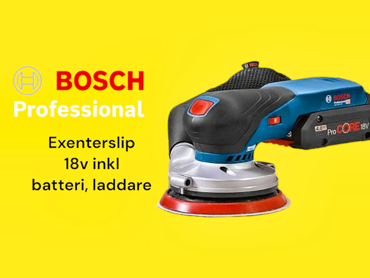 Batteridriven proffs excenterslip bosch