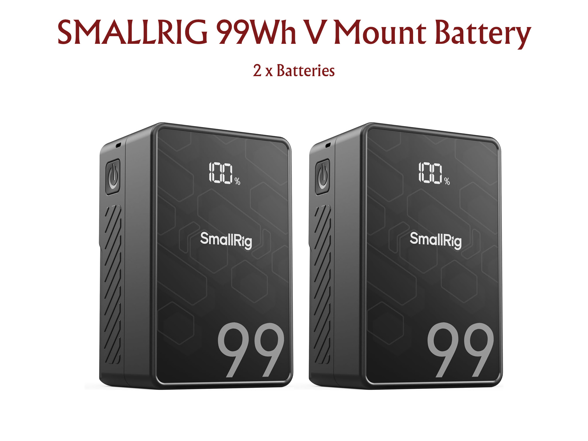 Smallrig 99wh v mount battery x 2