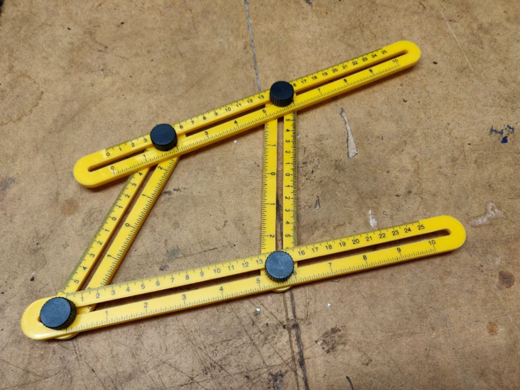 Multivinkel som mäter alla former och vinklar