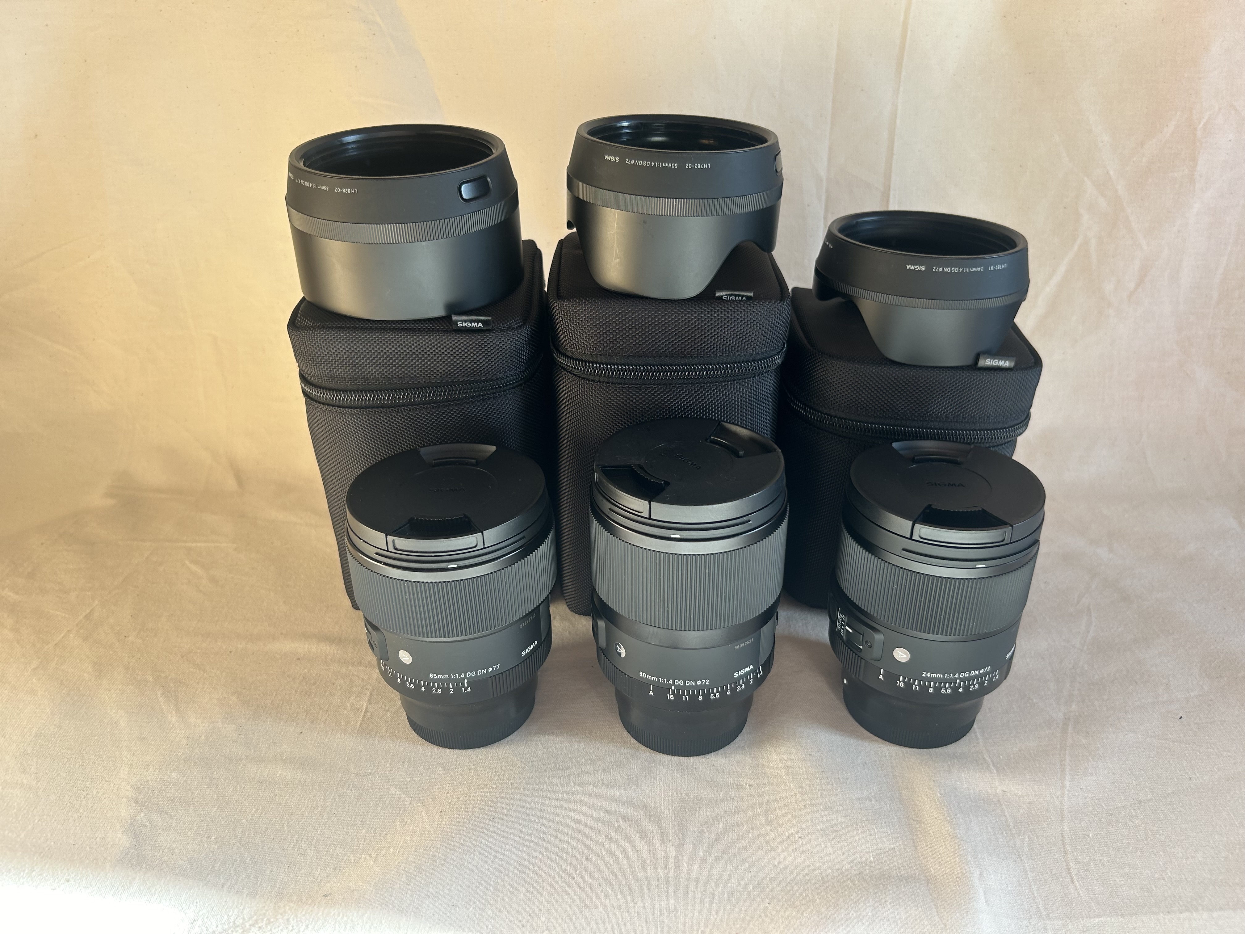 Sigma sony e mount prime lenses 