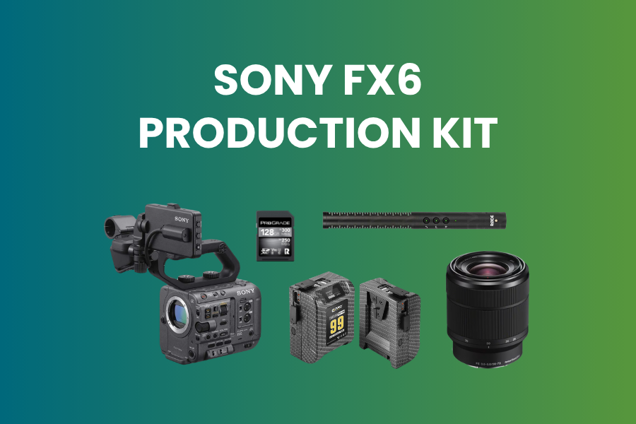Sony fx6 cinema camera production kit with tilta cage