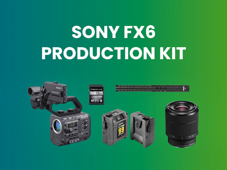 Sony fx6 cinema camera production kit with tilta cage