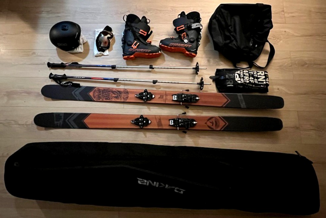 Toppturpakke mann - ski 184 cm / 44 eu