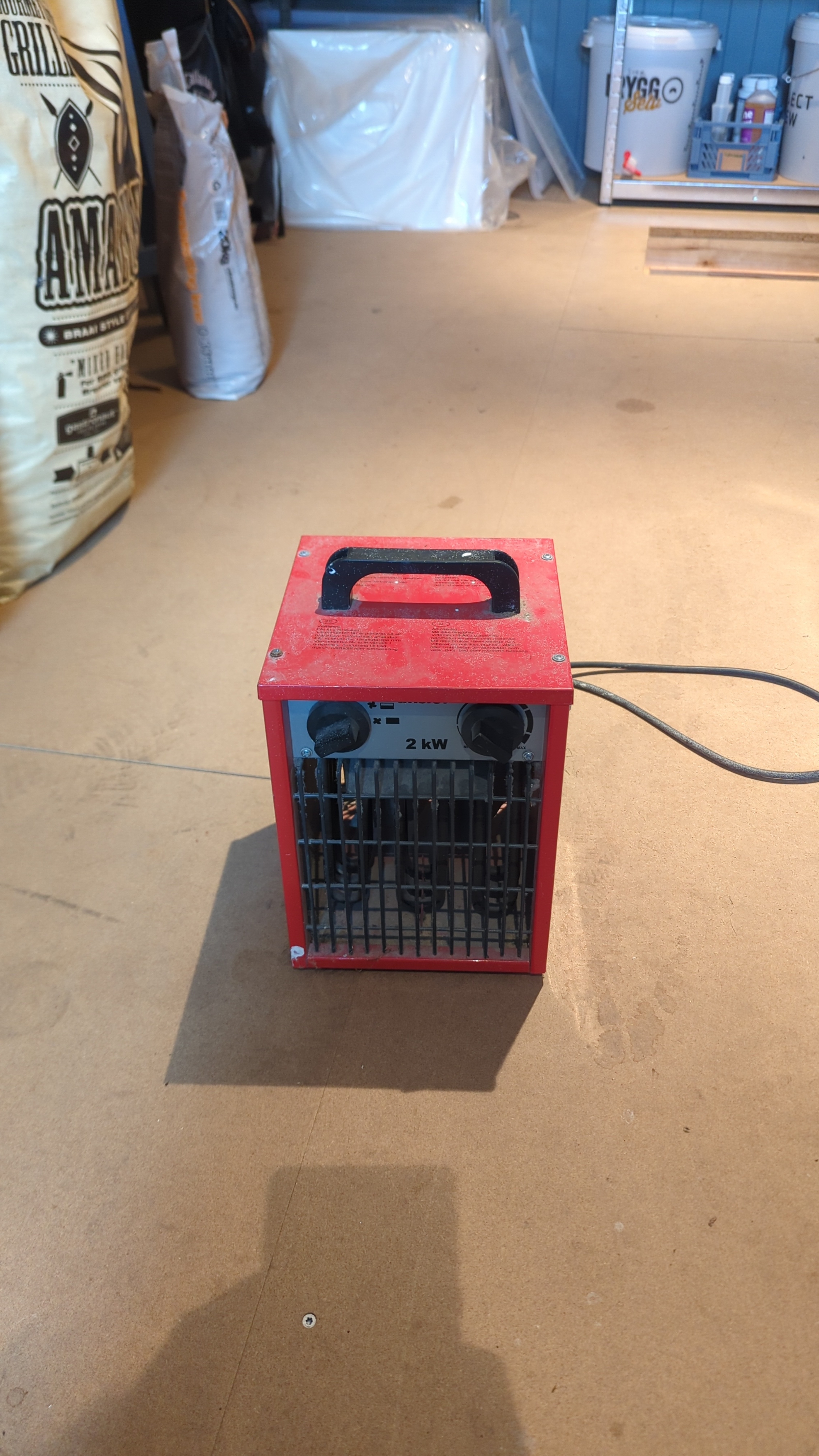Byggvarmer 2000w