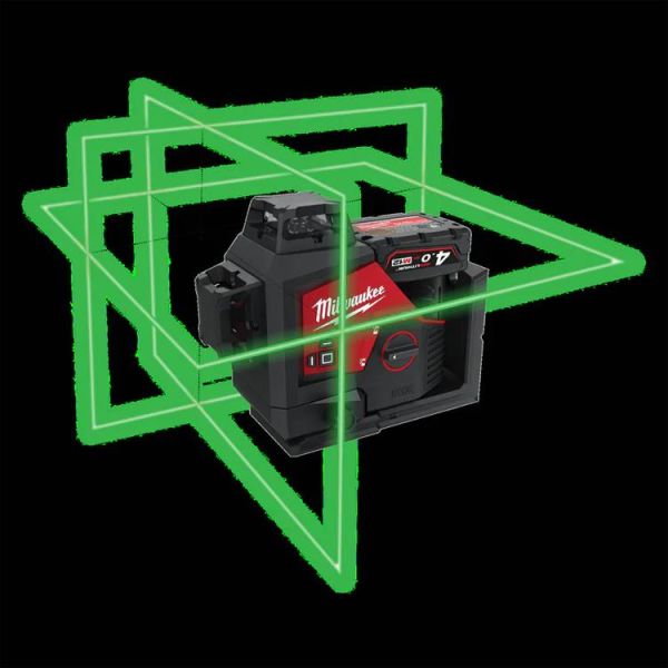 Milwaukee  grønn 360° laser