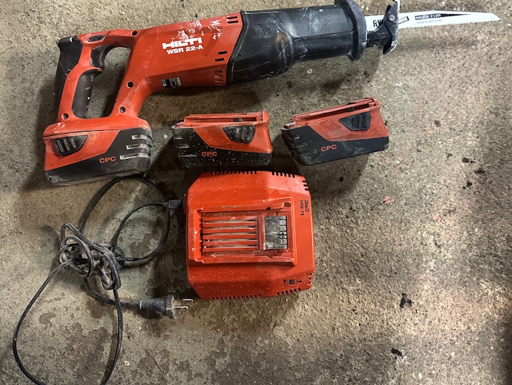 Tigersåg hilti 22 v professionell proffsverktyg