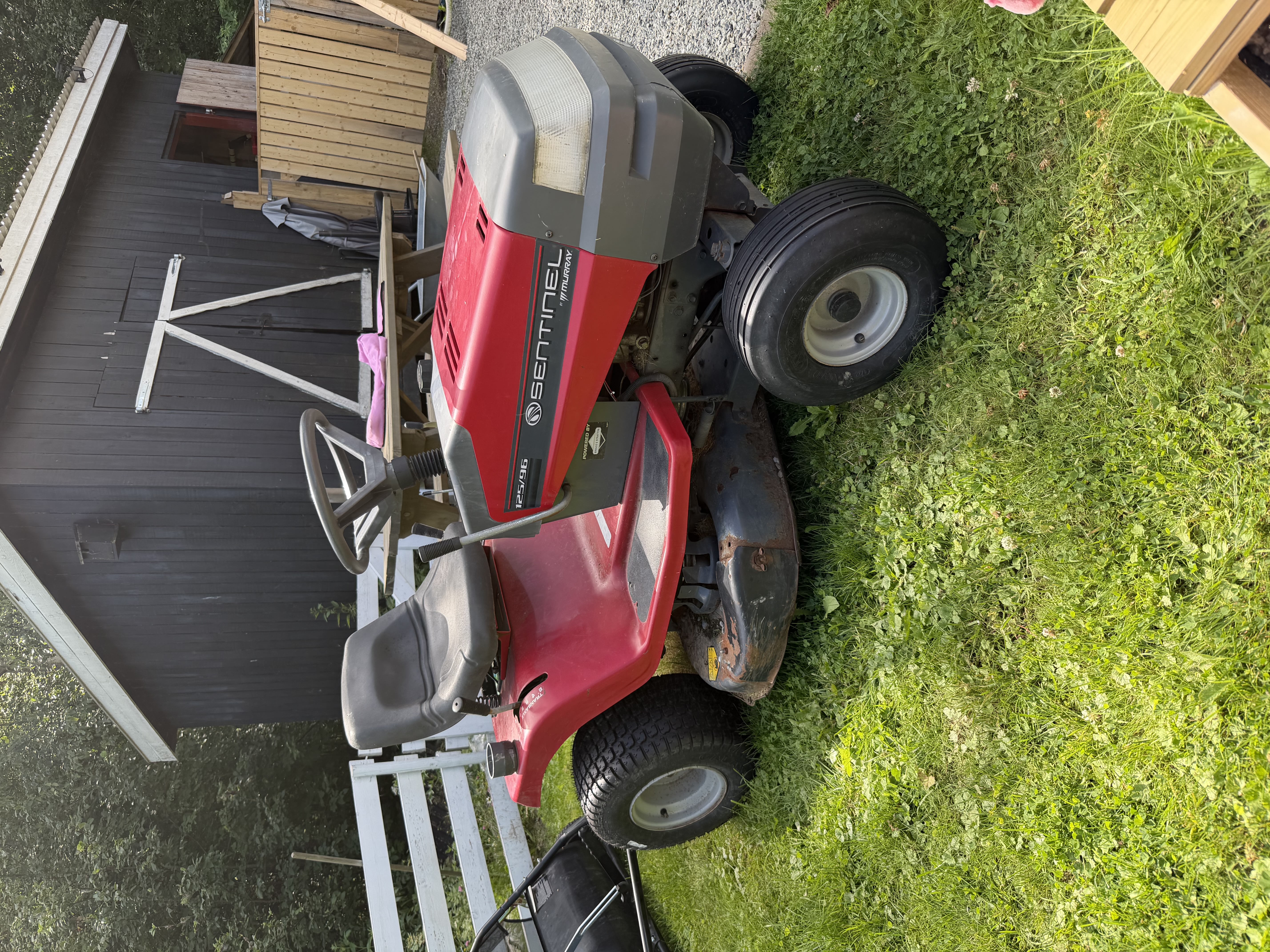 Sentinel sitteklipper med oppsamler