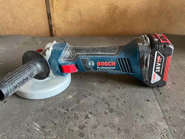 Bosch gsw 18-125 v-li vinkelsliper