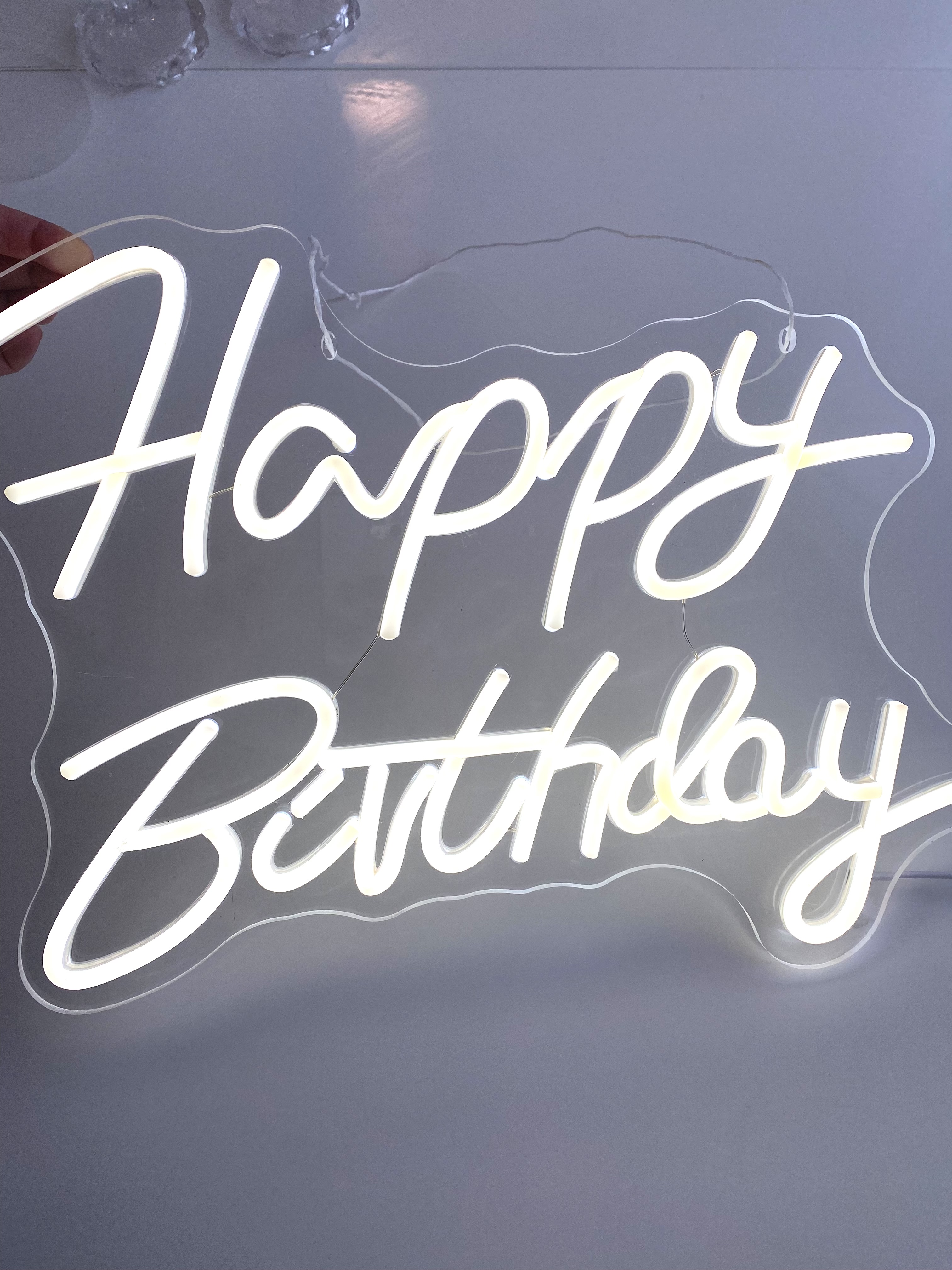 Happy birthday led-ljus