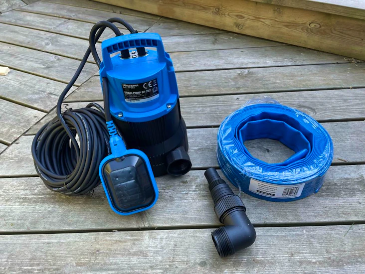 Dränkbar pump, dräneringspump