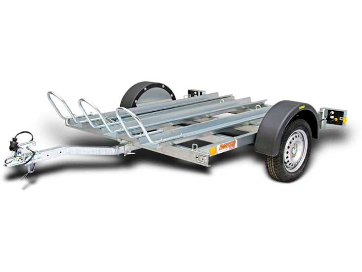 Mc släp för 3 st motorcyklar ink spännremmar