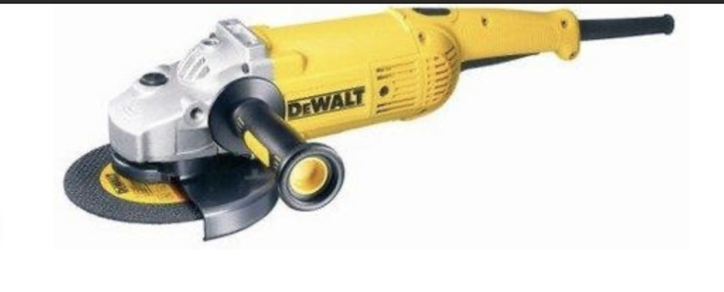 Dewalt vinkelslip, betongkap, stenkap. 
