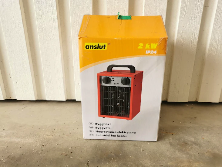 Värmefläkt byggfläkt 2kw