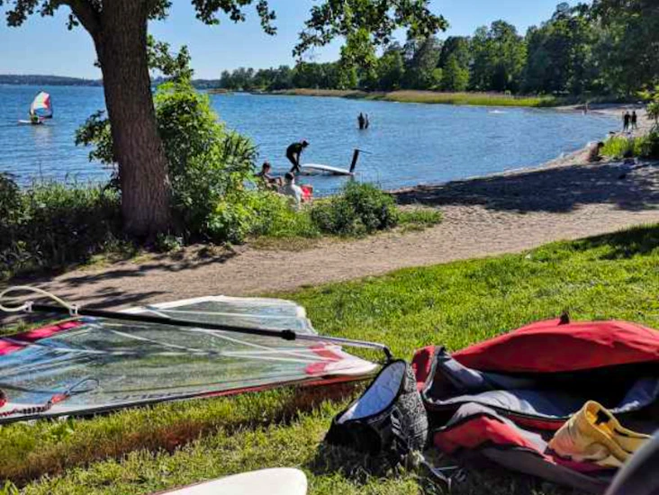Komplett vindsurfingbräda nybörjare/medel