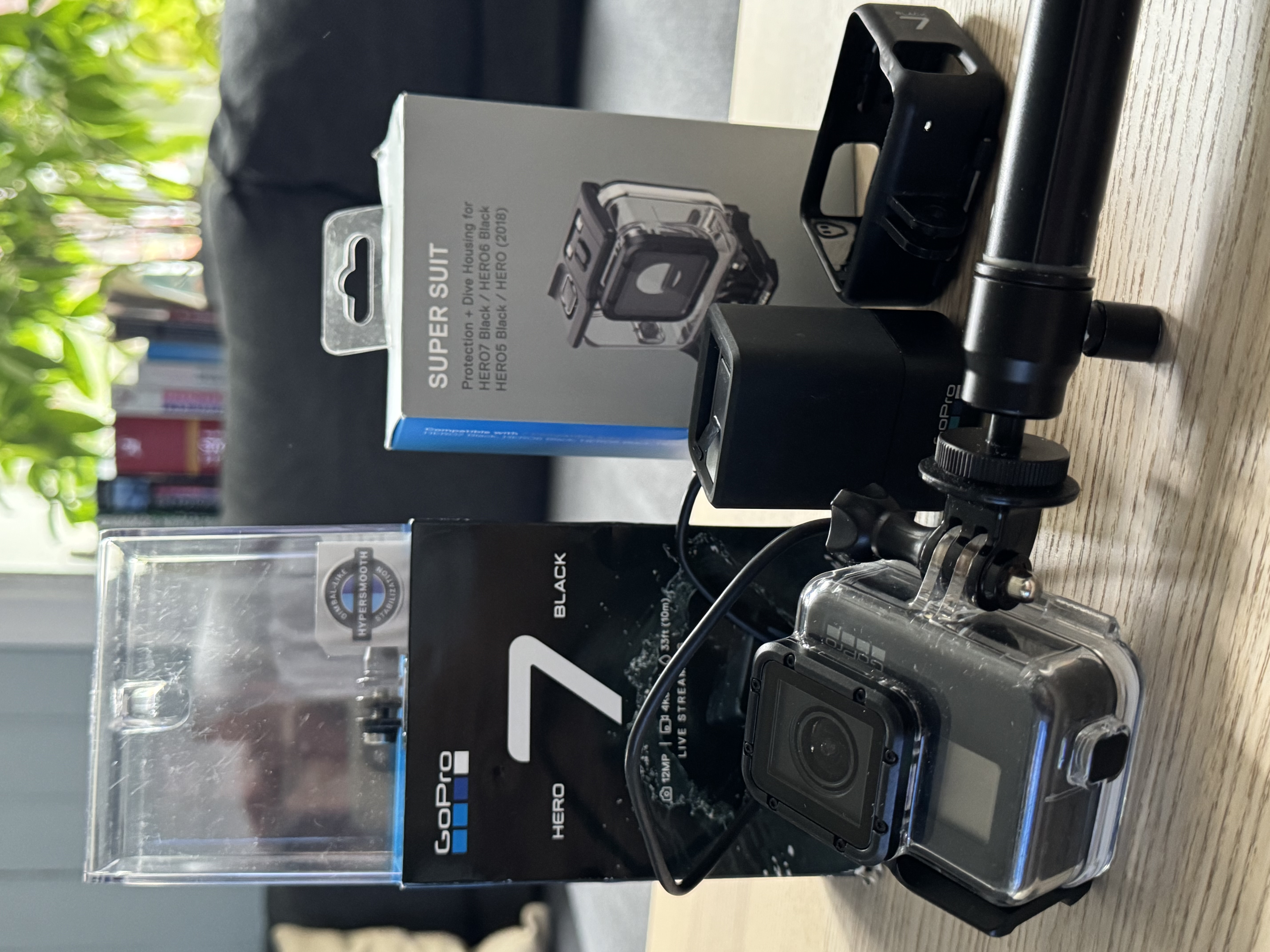 Gopro & undervannshus - med ekstra batteri 