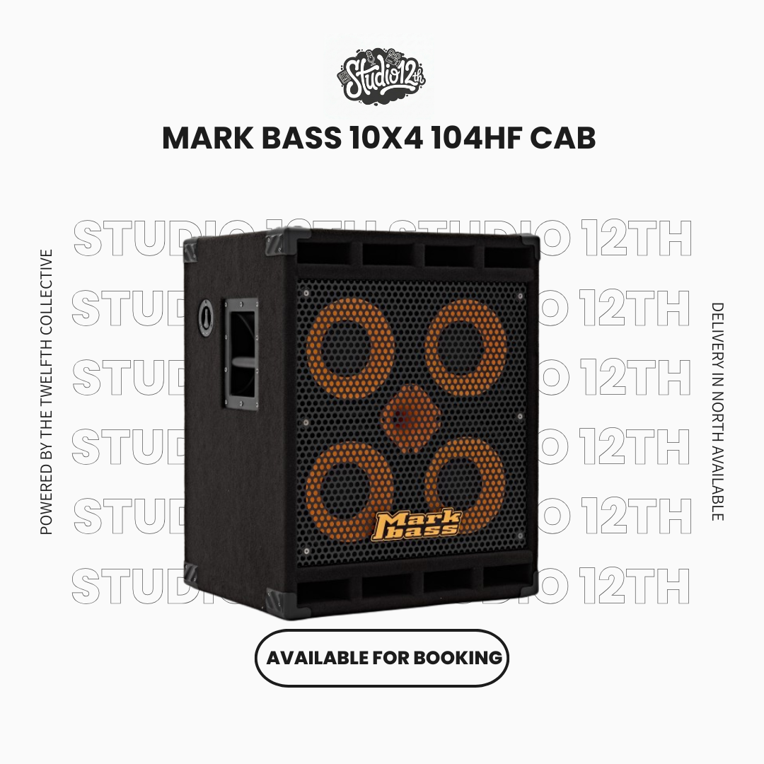 Bass cab (markbass 104hf 4×10 bass cab)
