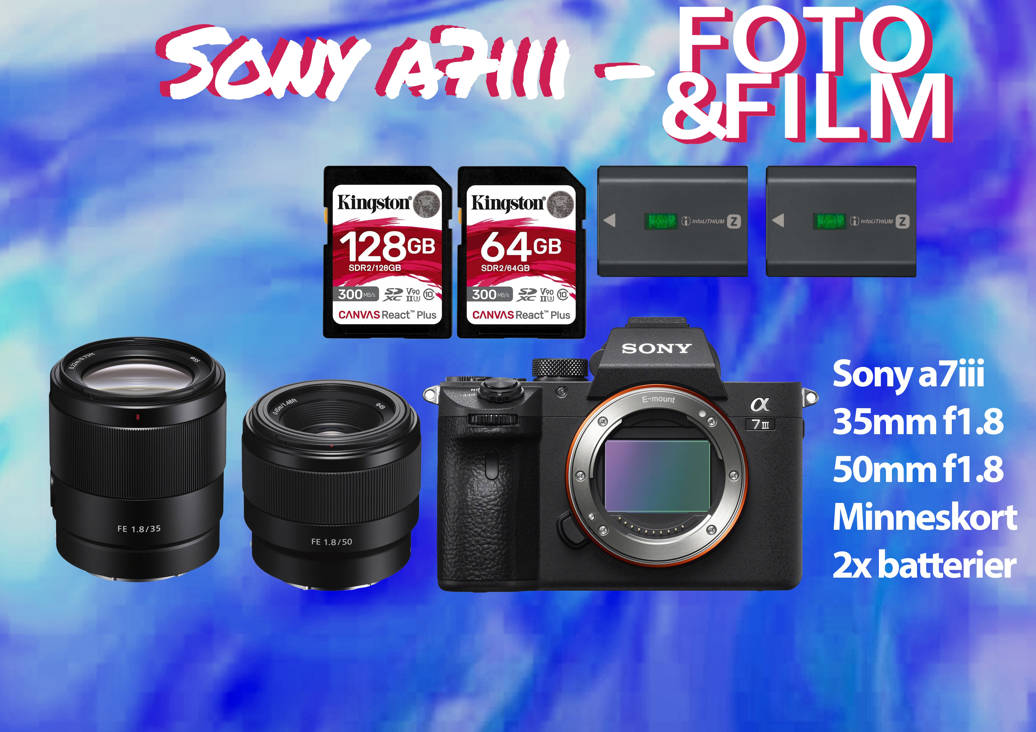 Sony a7iii - foto & film paket