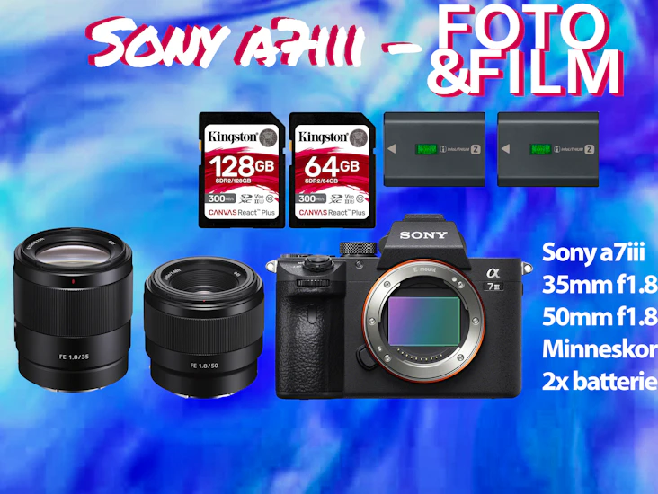 Sony a7iii - foto & film paket