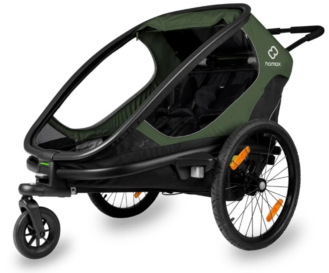 Sykkelvogn hamax 2 barn inkl/ski