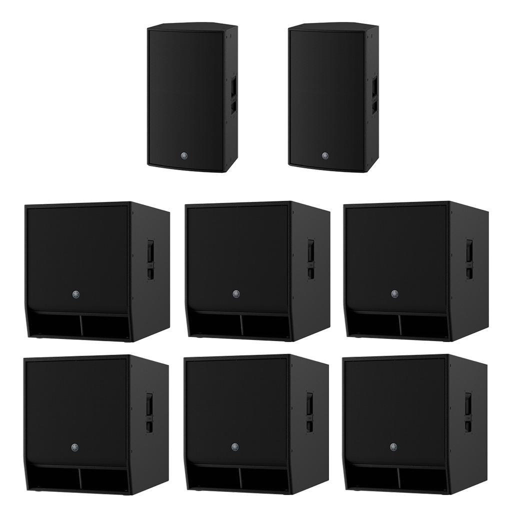 Yamaha – ljudpaket l (totalt 13 600 watt)