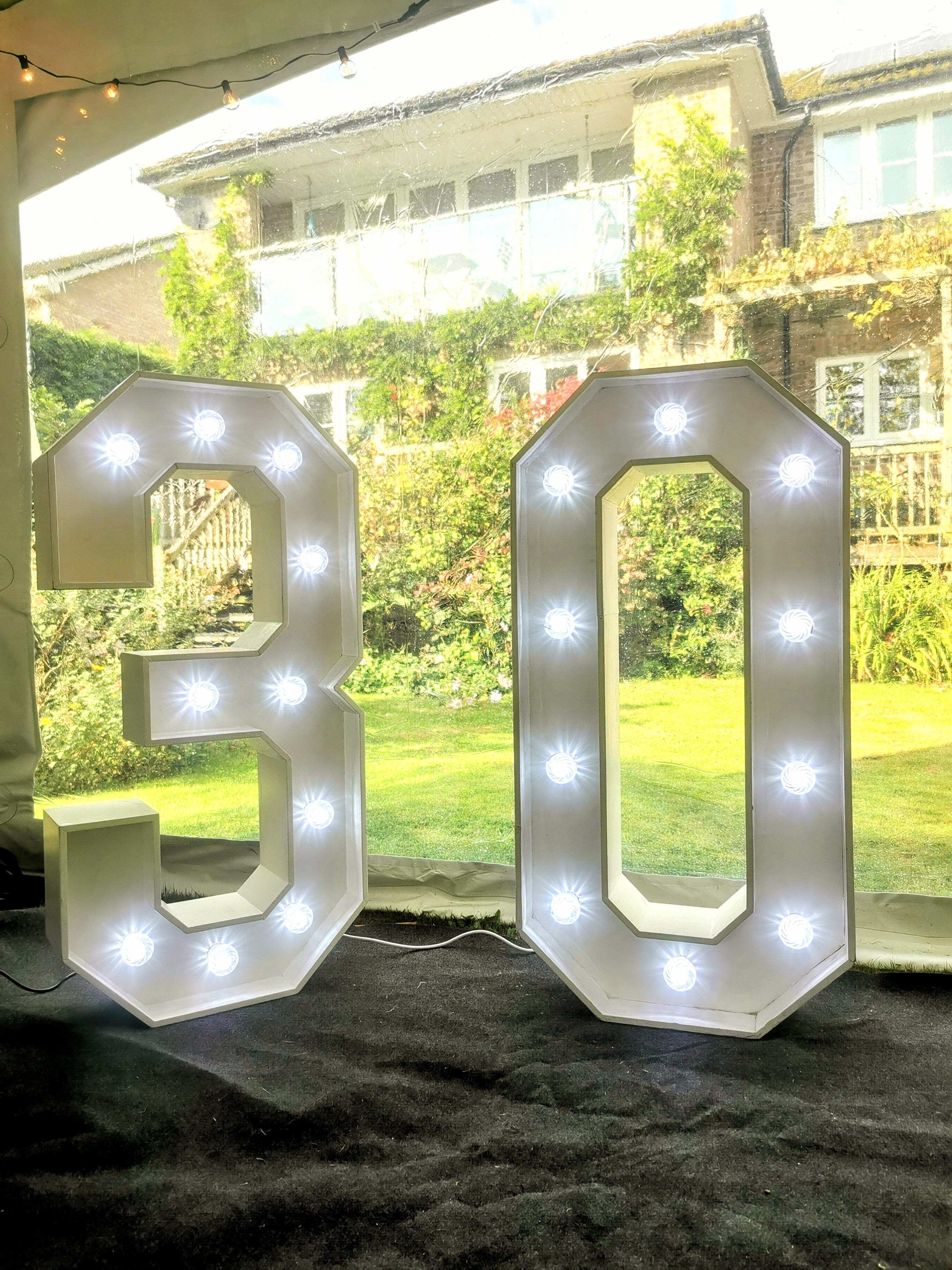 4ft light up letters and numbers 