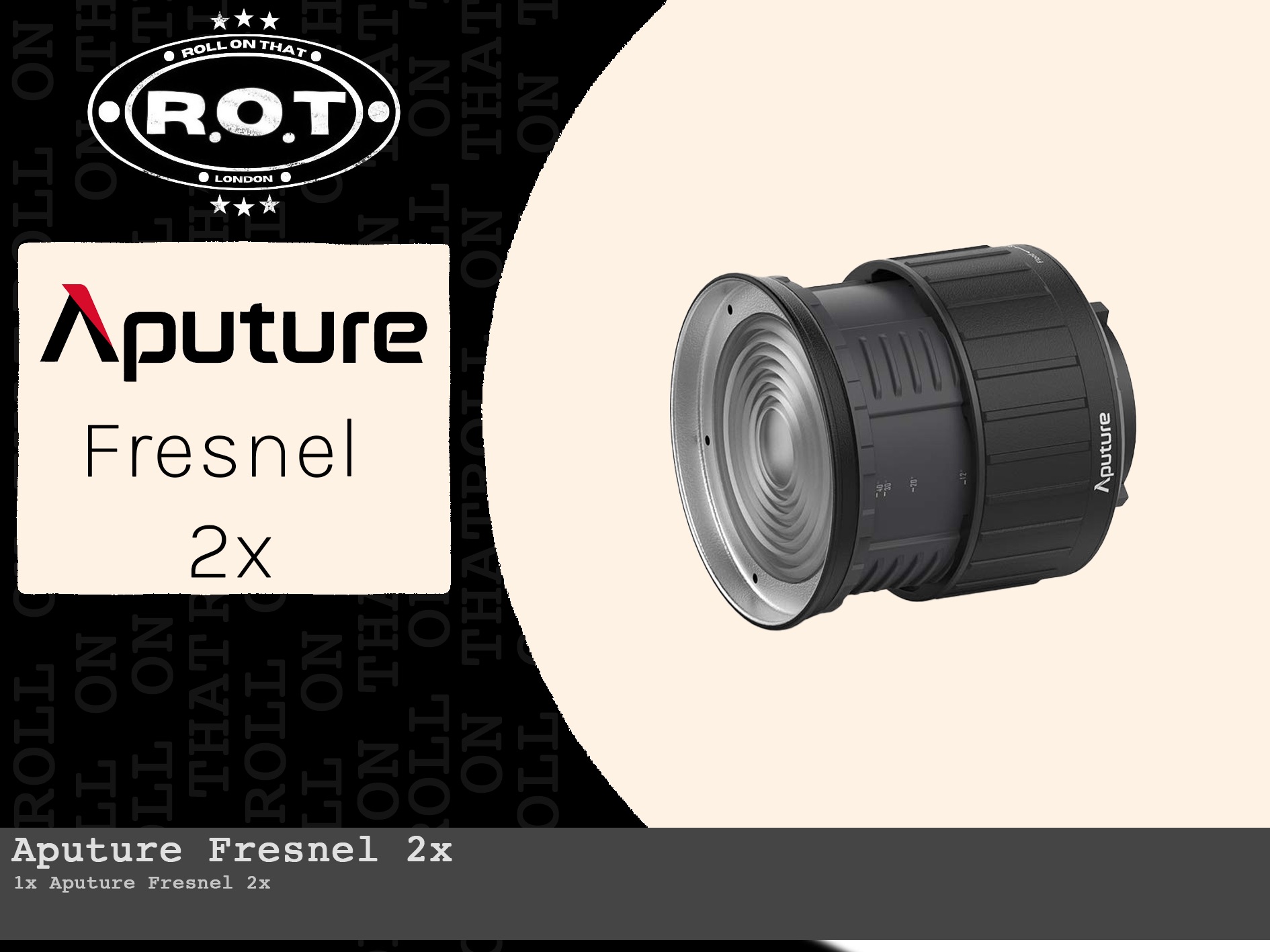 Aputure fresnel 2x