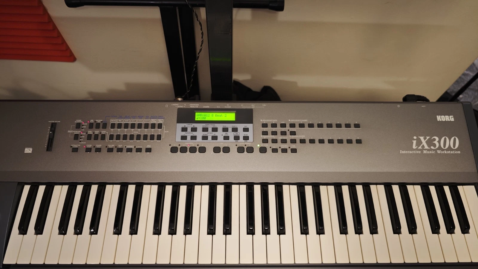 Korg ix300 rare vintage music keyboard synthesizer workstation