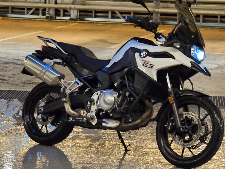 Uppkörnings mc a-behörighet bmw f 750 gs