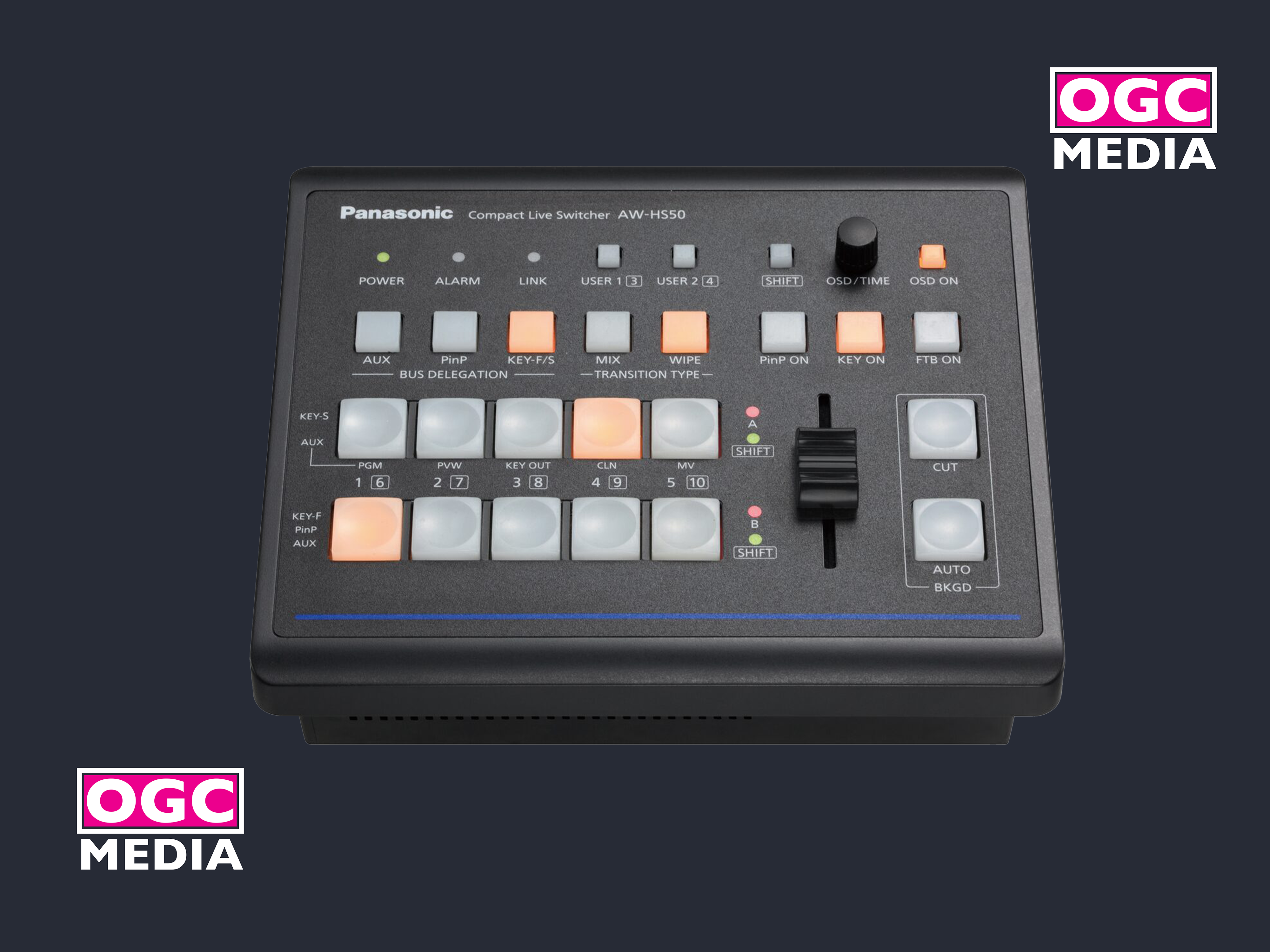 Panasonic aw-hs50 live video switcher vision mixer