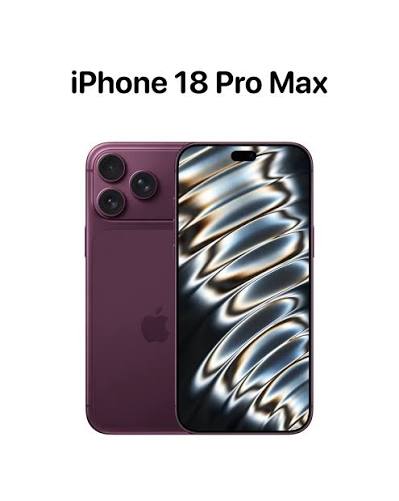 Iphone 18 pro max 256gb burgundy