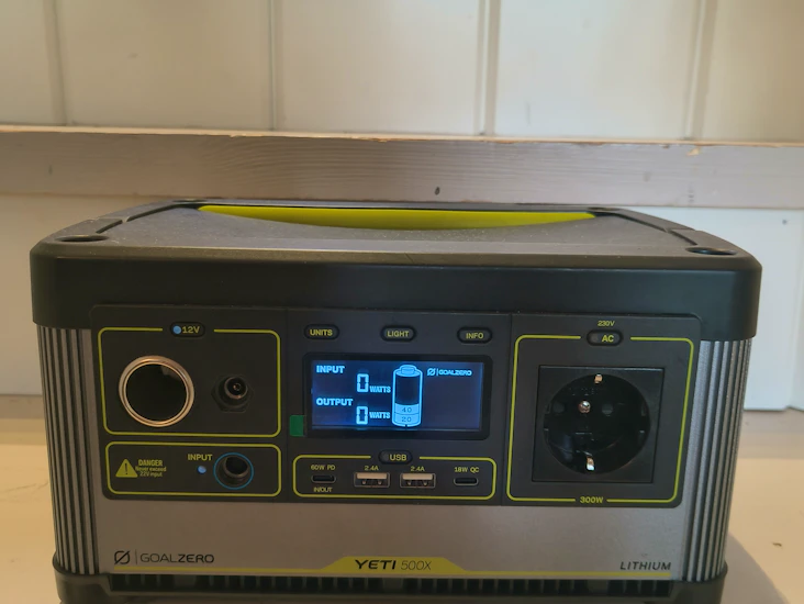 Goal zero yeti 500x virta-asema