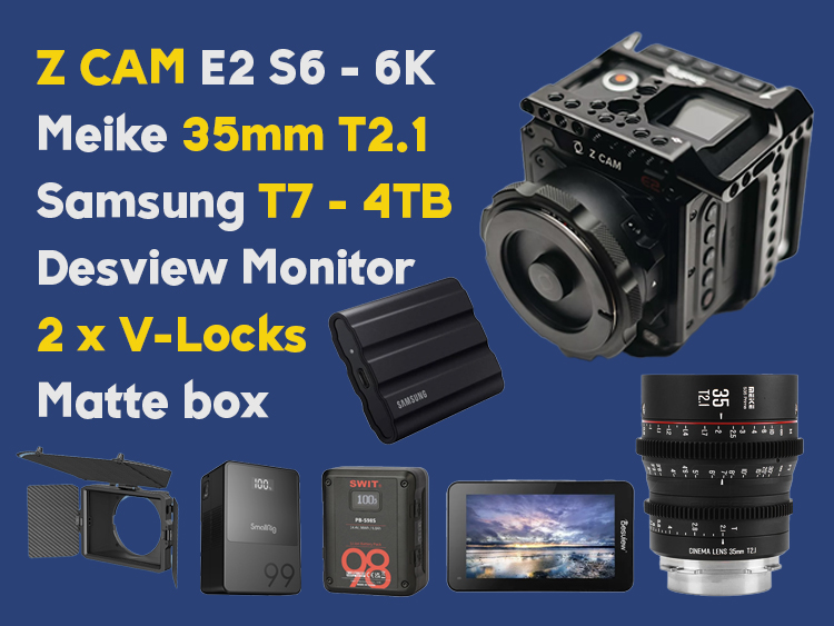 Z-cam e2 s6 - 6k camera package
