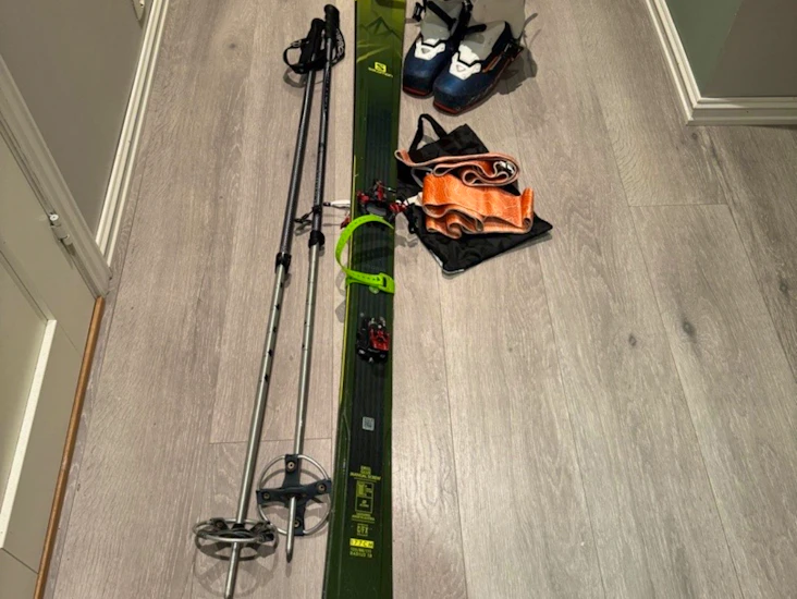 Toppturpakke (ski 177 cm, sko 28,5mp/44 eu)