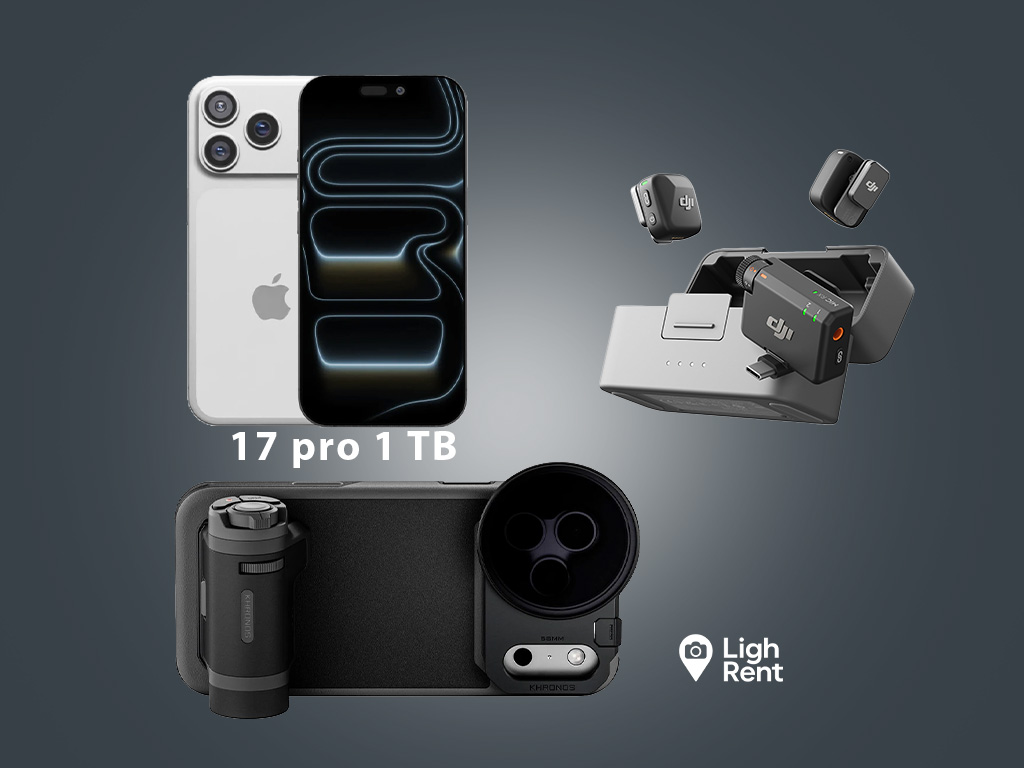 Full opengate rig with iphone 17 pro 1tb + tilta magnetic nd rig + dual dji mic mini kit 🎬