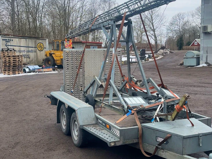 Belysningsmast 15m 600w