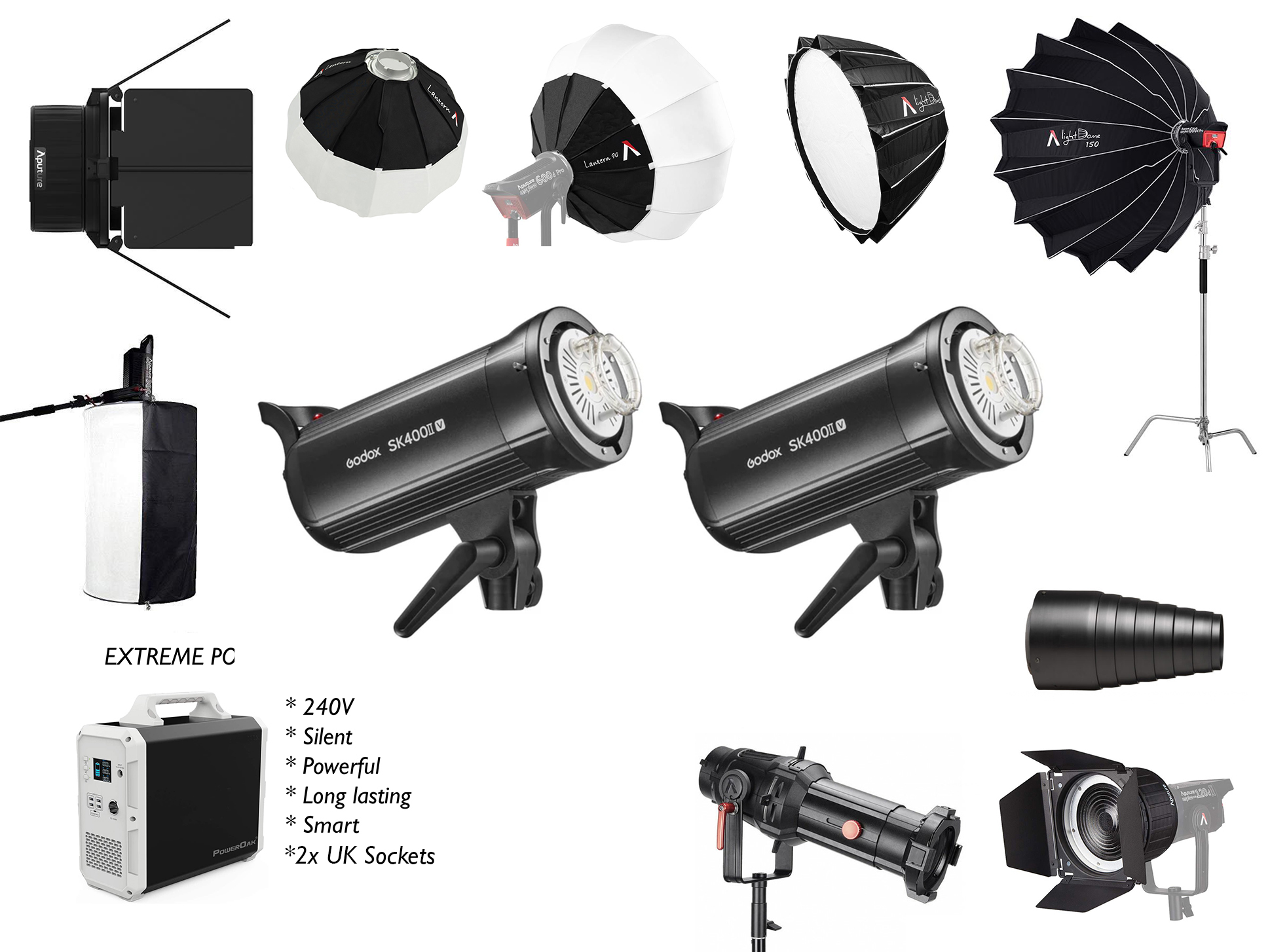 Godox dp-400 iii v / stand / canon / sony / nikon