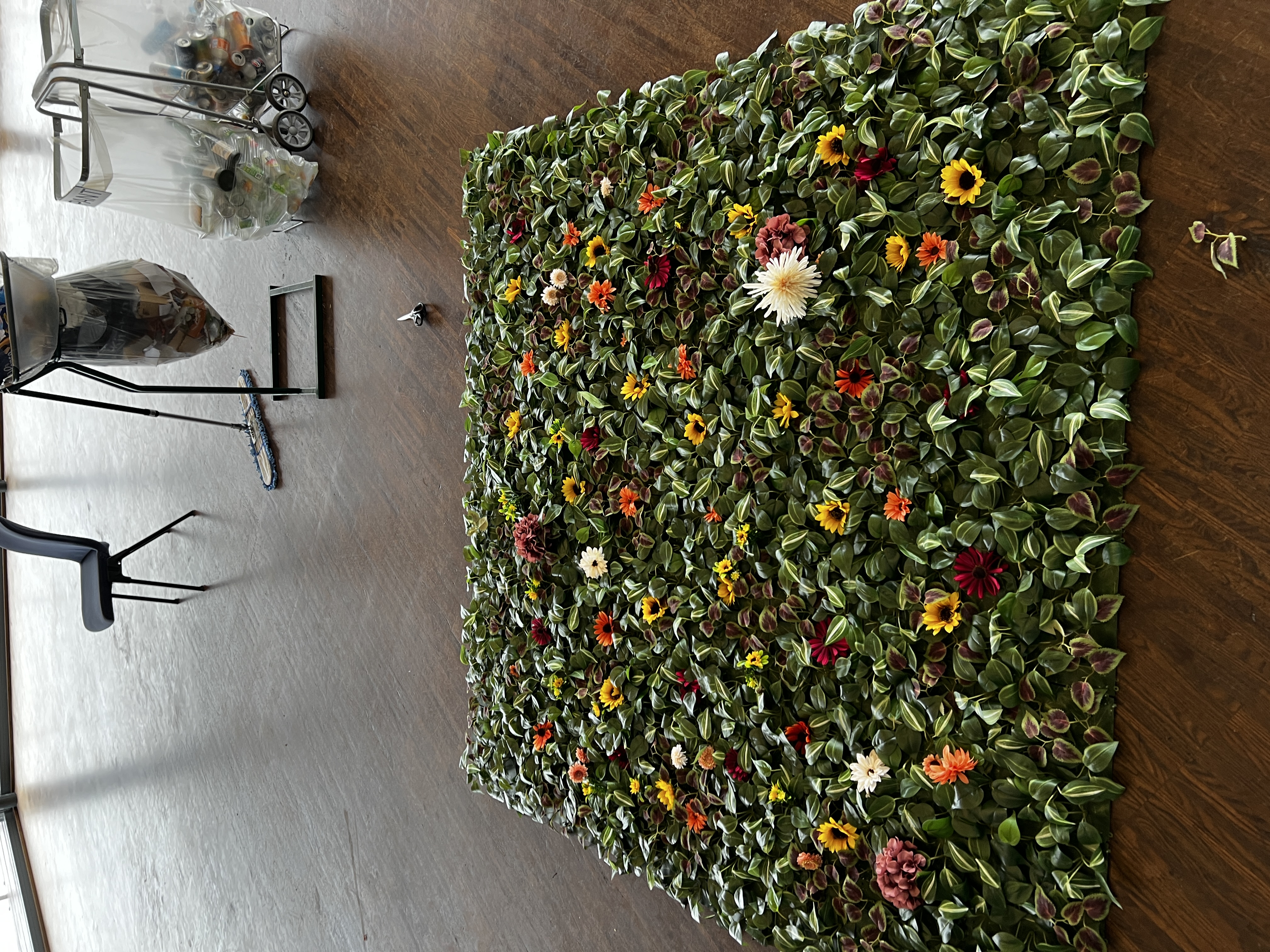 Bildevegg/blomstervegg