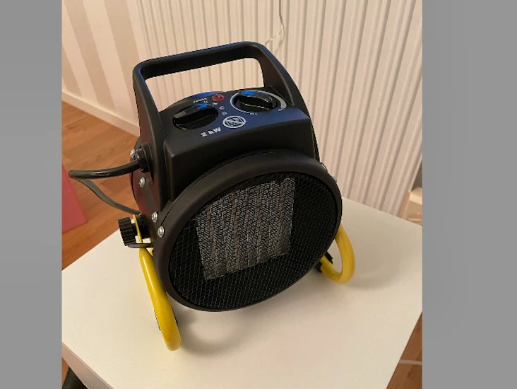 Smidig värmefläkt 2 kw ip20