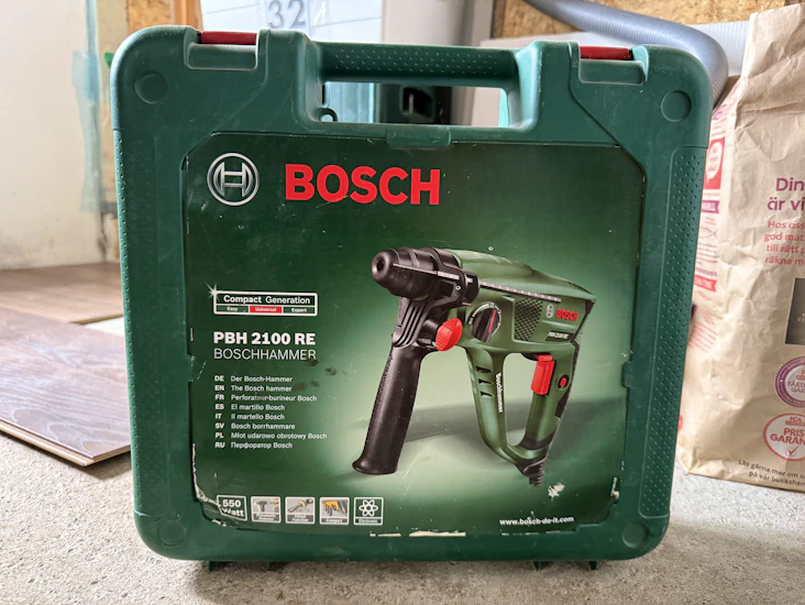 Borrhammare 230 v 550 w 1,7 j