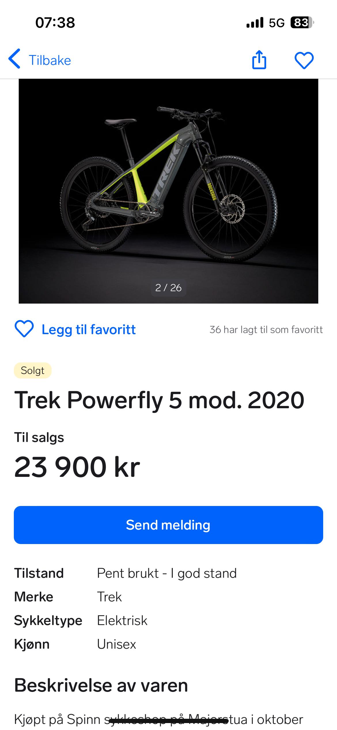 Trek powerfly 5