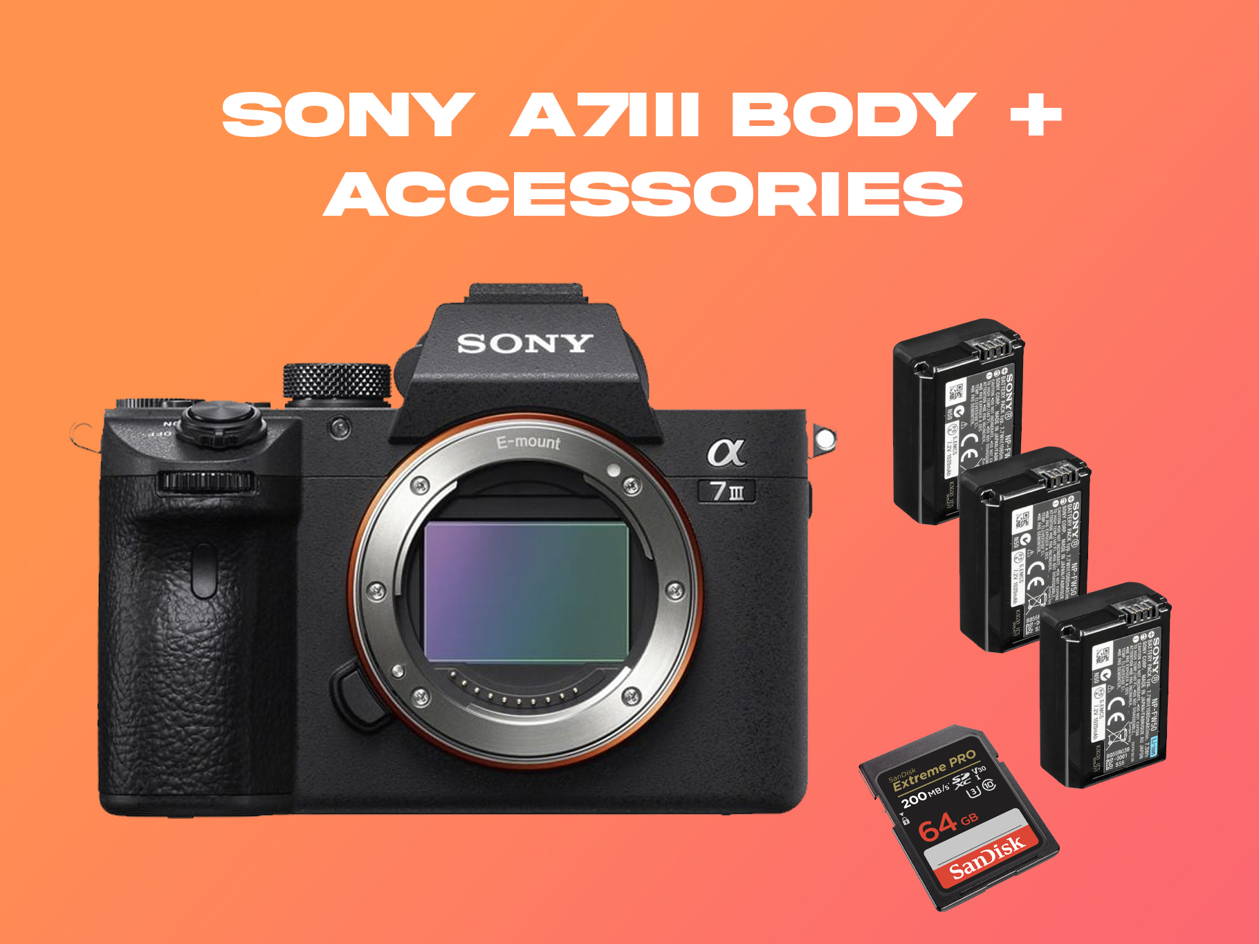 Sony a7iii body only