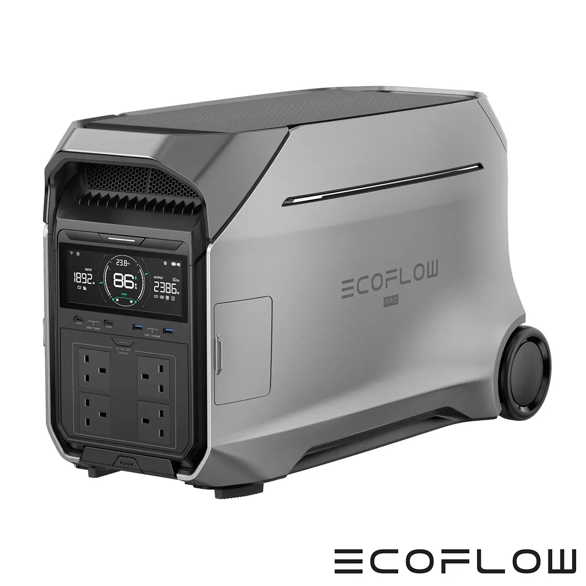Ecoflow delta 3 pro portable power station, 4096wh