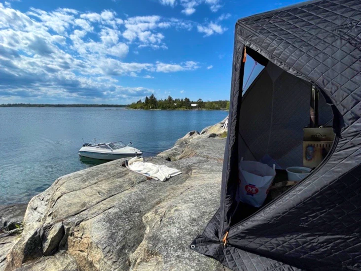 Tältbastu - flyttbart bastutält för 2-5 pers!