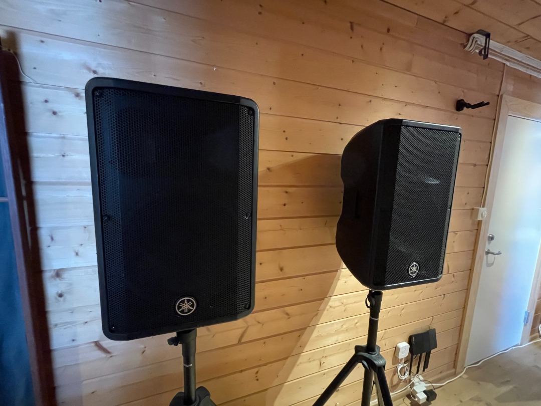 Proft pa-anlegg til bryllup, konsert m.m.