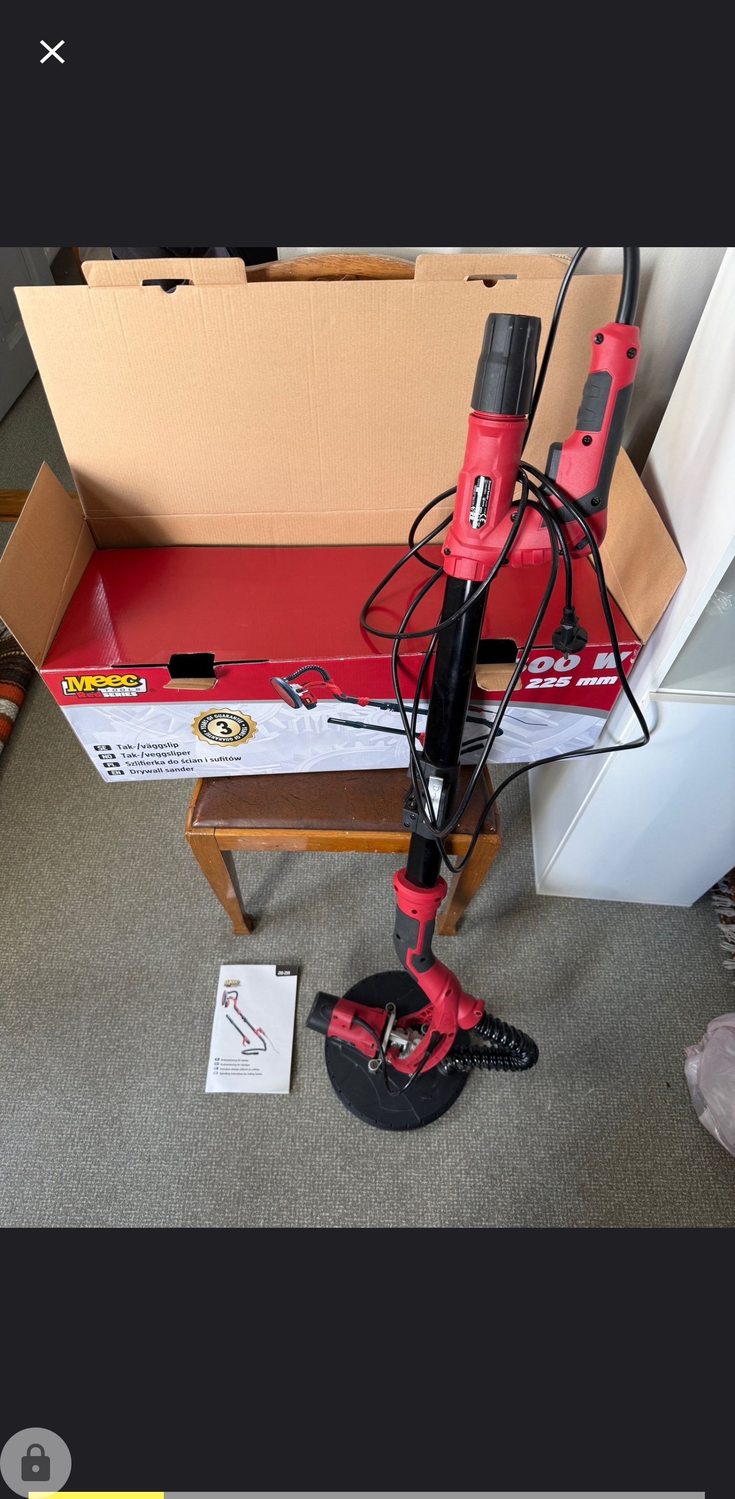 Meec tak o väggslip 225mm