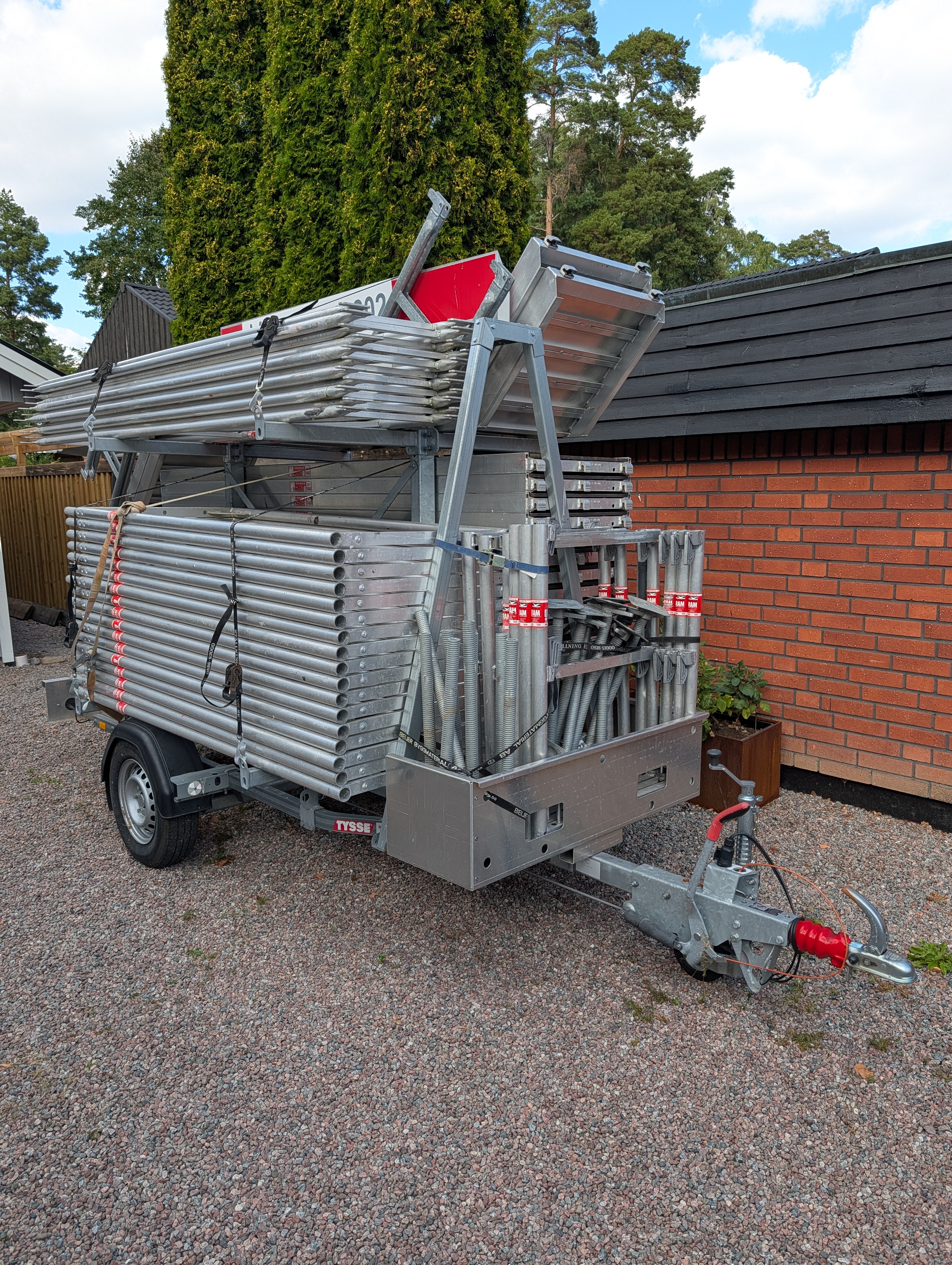 Ställningstrailer 115m2