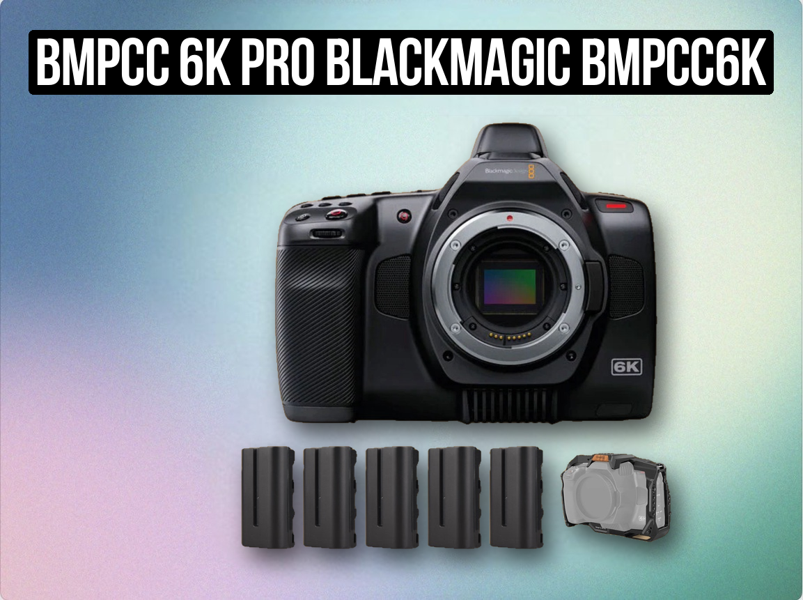 Bmpcc 6k pro blackmagic bmpcc6k cinema camera body set + 2tb ssd