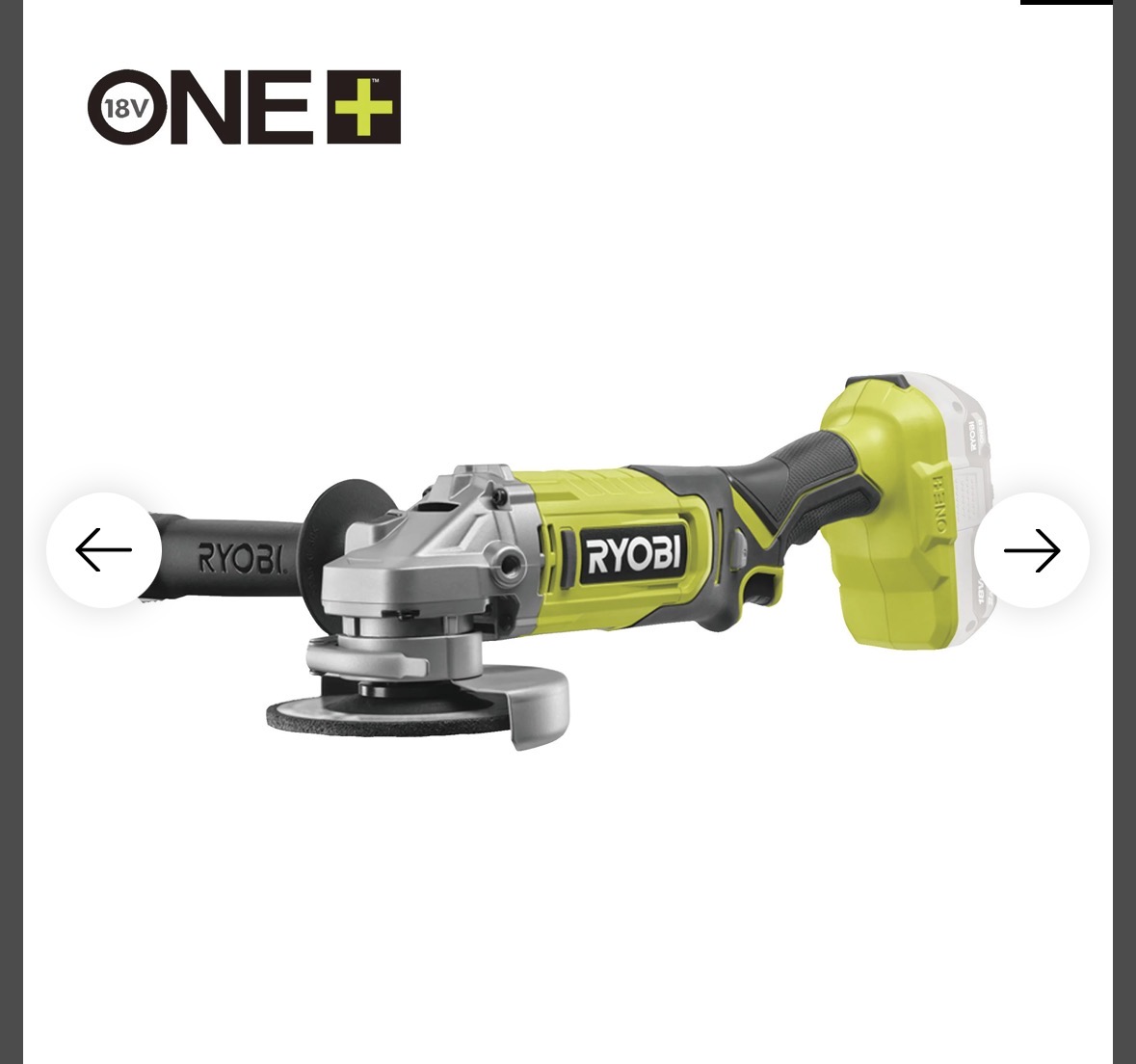 Ryobi med utstyr